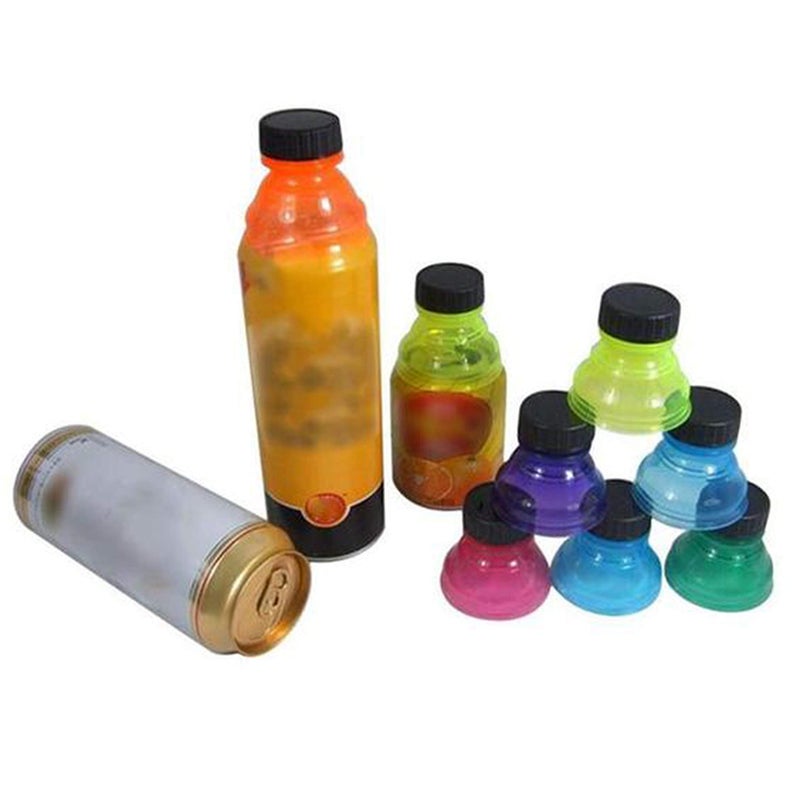 PPXMEEUDC 12 PCS Soda Can Lids Reusable Bottle Fizz Lid Caps Can Covers for Beer Carbonated Drinks and Other Canned Beverages (Colourful) - Image 4